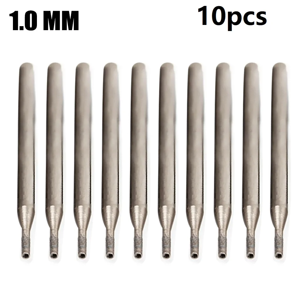 10Pc 0.8-4mm Rotary Diamond Burr Core Drill Bit For Glass Tile For 2.35mm Shank Electric Grinder Metalworking Tools
10Pc 0.8-4mm Rotary Diamond Burr Core Drill Bit For Glass Tile For 2.35mm Shank Electric Grinder Metalworking Tools