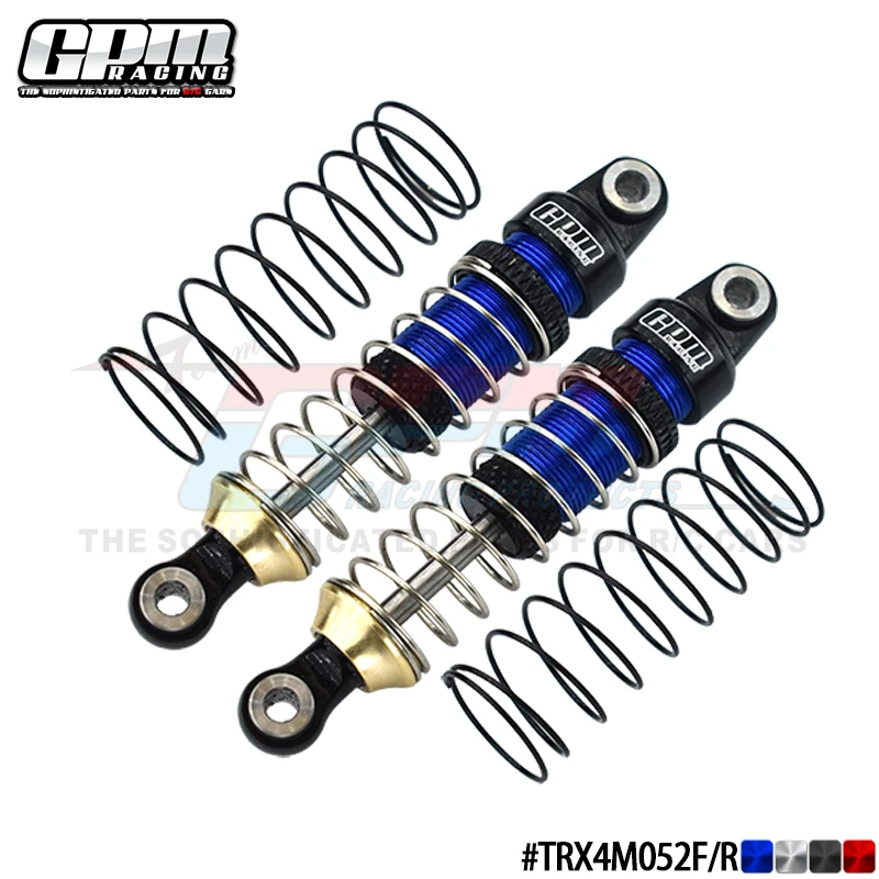 

1/18 TRX4M Ford aluminum alloy front and rear universal shock absorber/midpoint distance 52mm