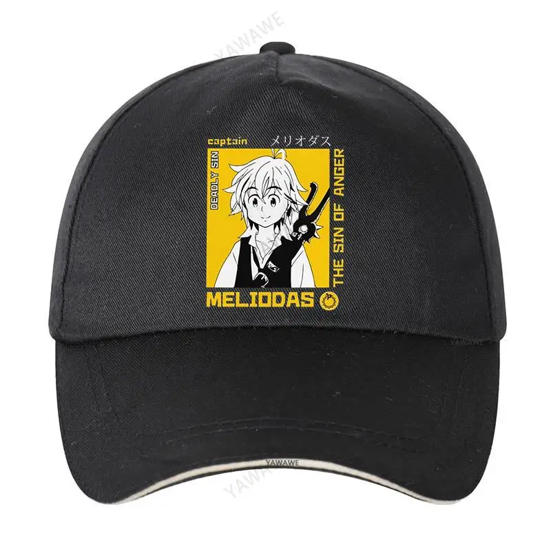 Japanese Manga Seven Deadly Sins Baseball Cap Men Nanatsu No Taizai Meliodas Snapback Cap Solid Sunhat Cotton Dad hat
Japanese Manga Seven Deadly Sins Baseball Cap Men Nanatsu No Taizai Meliodas Snapback Cap Solid Sunhat Cotton Dad hat