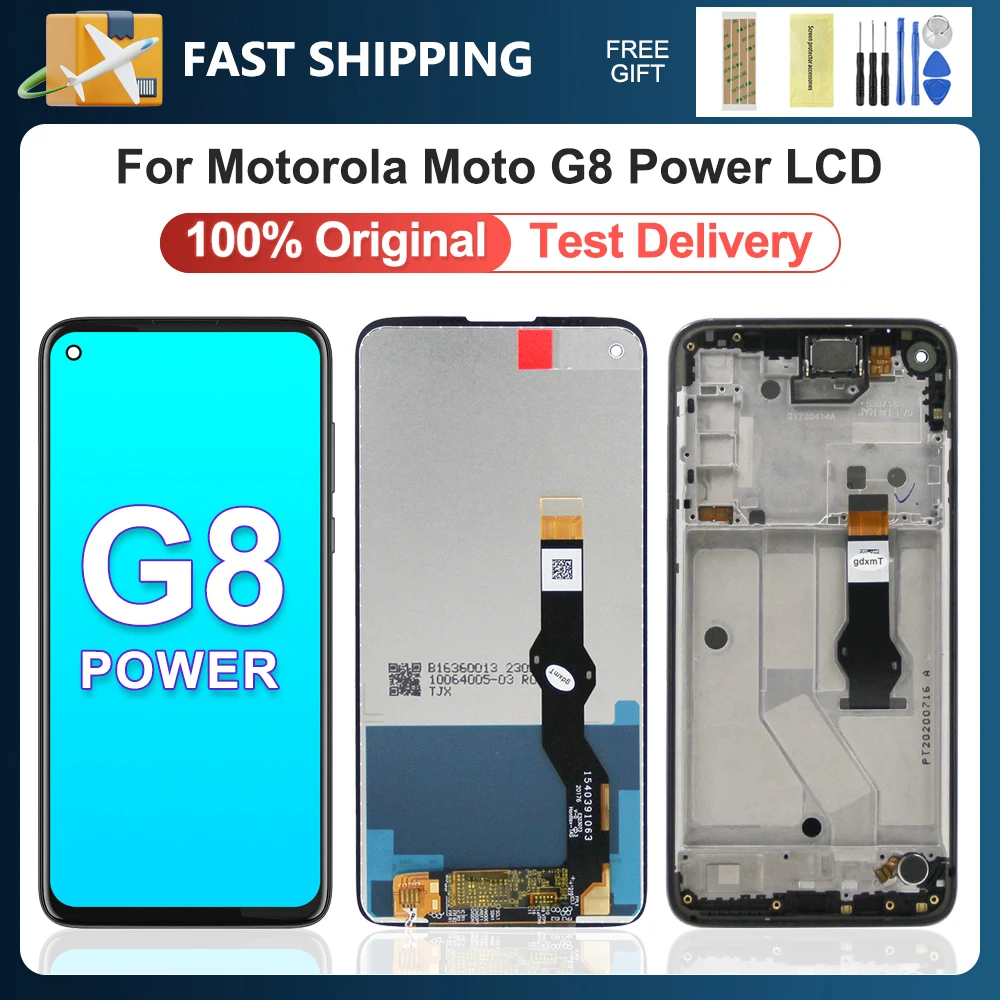 Оригинальный сенсорный ЖК-экран 6,4 дюйма для Motorola Moto G8
Оригинальный сенсорный ЖК-экран 6,4 дюйма для Motorola Moto G8