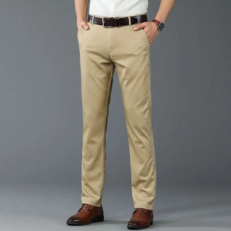 Men's Straight Office Formal Pants Slim Fit Formal Trousers Husband Elegant Suits Pants Male Dress Social Casual Pants C25
Men's Straight Office Formal Pants Slim Fit Formal Trousers Husband Elegant Suits Pants Male Dress Social Casual Pants C25