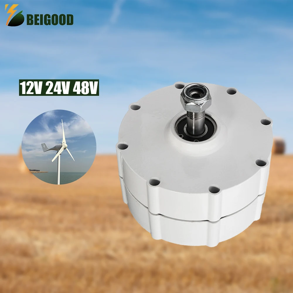 Generator 600W 800W 1000W 12V 24V 48V 3 Phase Gearless Permanent Magnet AC Alternators Use For Wind Water Turbine Diesel Engine
Generator 600W 800W 1000W 12V 24V 48V 3 Phase Gearless Permanent Magnet AC Alternators Use For Wind Water Turbine Diesel Engine