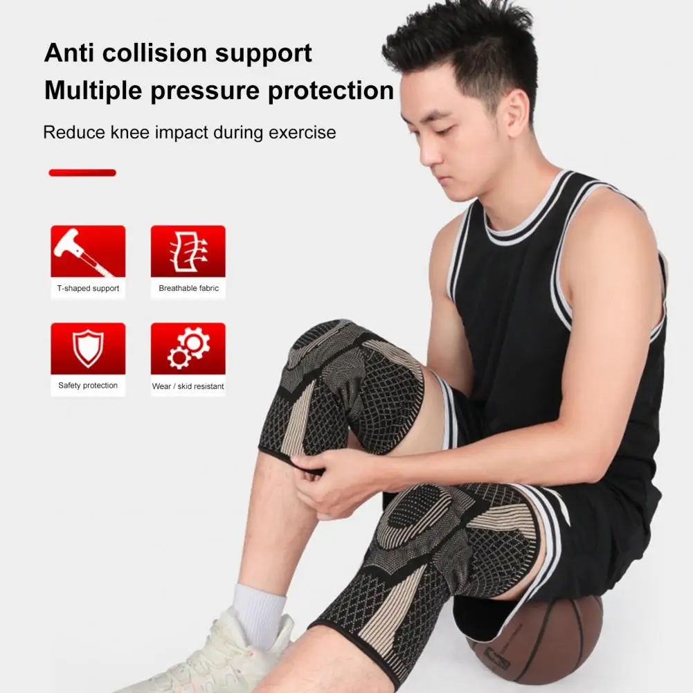 Knee Pads Sleeve Elastic Non-slip Flexible Professional Knitted Knee Support Brace for Cycling Sports Safety
Knee Pads Sleeve Elastic Non-slip Flexible Professional Knitted Knee Support Brace for Cycling Sports Safety