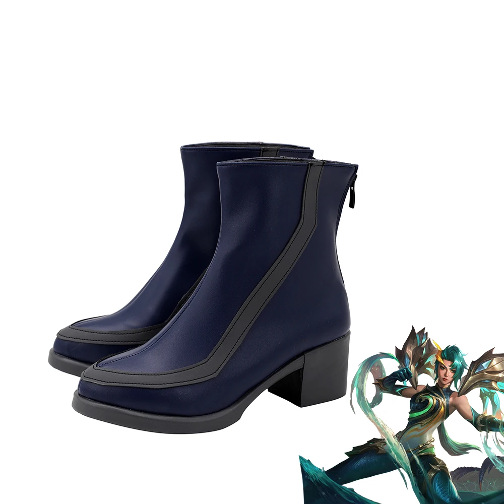League of Legends LOL Lagoon dragon Kaisa Shoes Cosplay Women Boots 
League of Legends LOL Lagoon dragon Kaisa Shoes Cosplay Women Boots