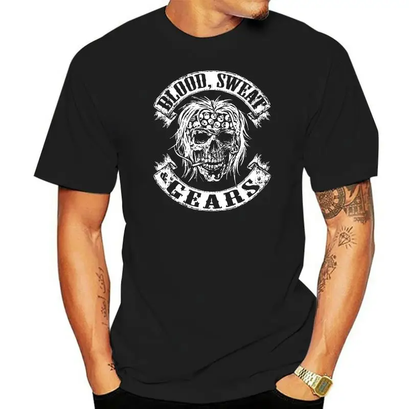 Mens Black Biker Life T-Shirt - Blood Sweat Gears Motorcycle Tee Skull Shirt(1)
Mens Black Biker Life T-Shirt - Blood Sweat Gears Motorcycle Tee Skull Shirt(1)