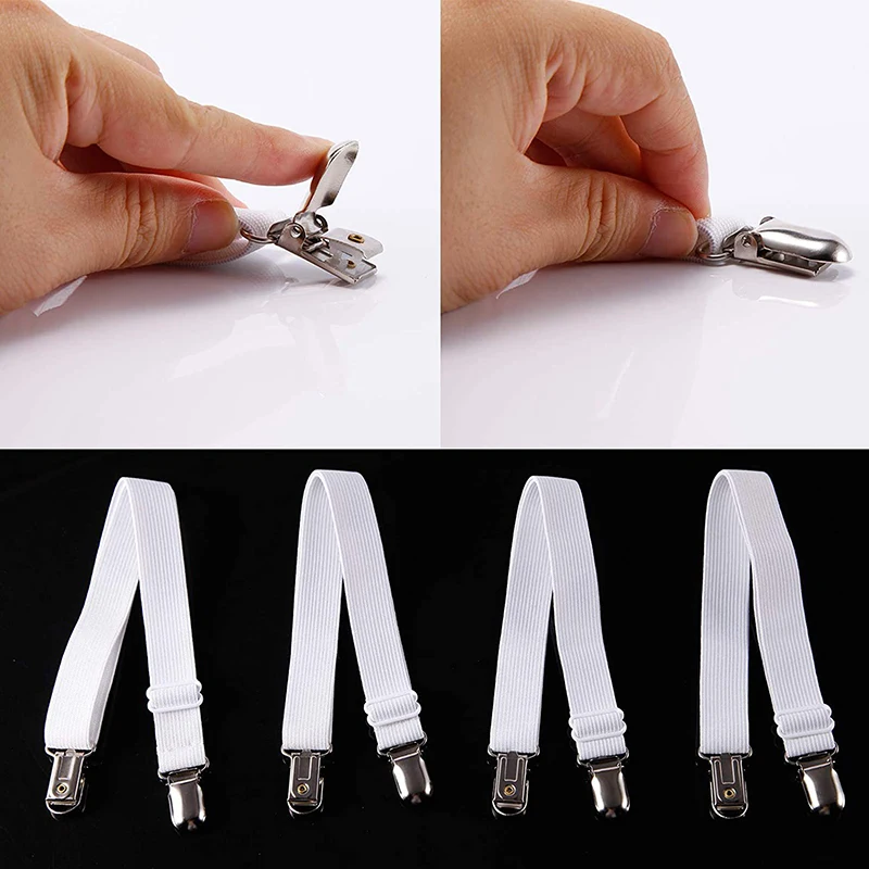 2pcs Adjustable Bed Sheet Elastic Grippers Belt Fastener Bed Sheet Holder Sofa Mattress Cover Corner Holder Clip Bed Accessories
2pcs Adjustable Bed Sheet Elastic Grippers Belt Fastener Bed Sheet Holder Sofa Mattress Cover Corner Holder Clip Bed Accessories