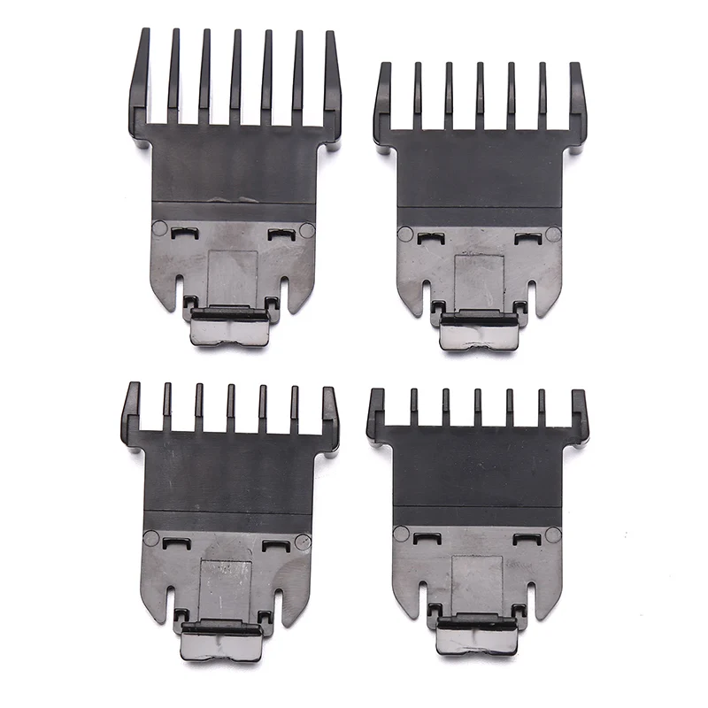 

1Set/4pcs T9 Universal Hair Clipper Limit Comb Guide Sets 1.5mm/3mm/6mm/10mm Limit Calipers Trimmer Guards Hairdressing Tools