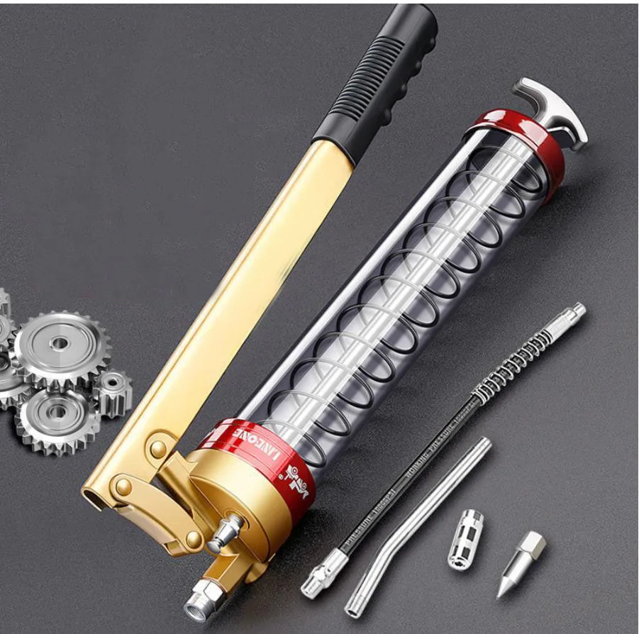 Ручной смазочный пистолет высокого давления, фунт/кв. Дюйм, 600 куб. См, сверхпрочный пистолет, Прозрачный Взрывозащищенный материал, прочный
Ручной смазочный пистолет высокого давления, фунт/кв. Дюйм, 600 куб. См, сверхпрочный пистолет, Прозрачный Взрывозащищенный материал, прочный