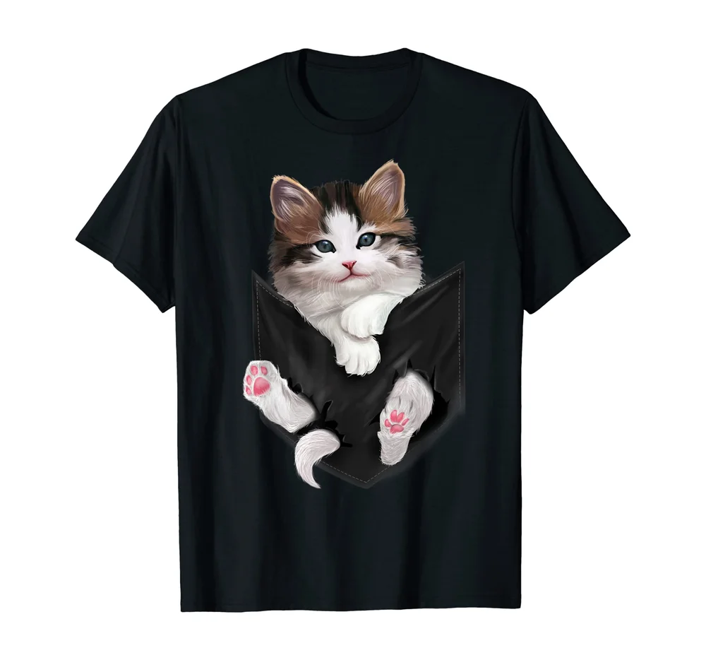 The Cat In The Pocket Cute Kitten Funny Cat Lovers Gift T-Shirt 100% Cotton O-Neck Short Sleeve Casual Mens T-shirt Size S-3XL
The Cat In The Pocket Cute Kitten Funny Cat Lovers Gift T-Shirt 100% Cotton O-Neck Short Sleeve Casual Mens T-shirt Size S-3XL