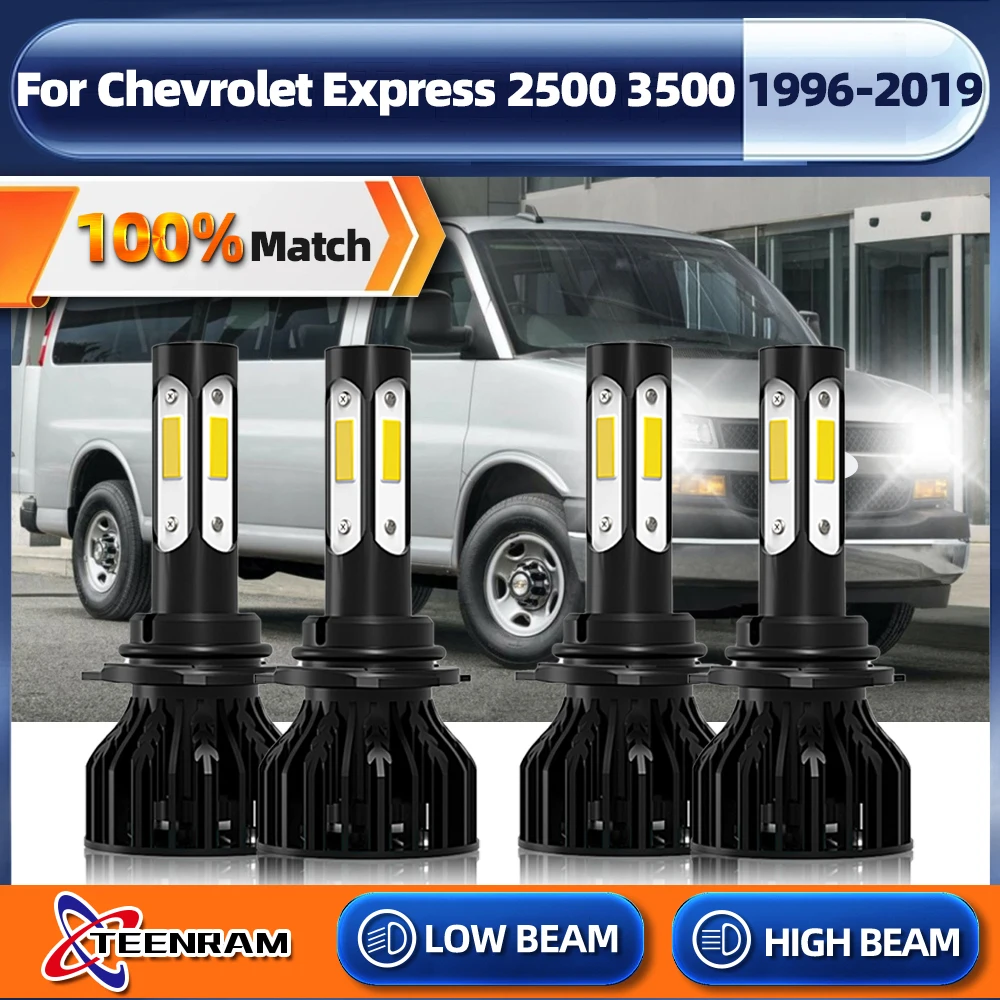 LED Headlight Bulbs 240W 40000LM Car Headlamp 9005 HB3 9006 HB4 Turbo Lamp For Chevrolet Express 2500 3500 1996-2017 2018 2019
LED Headlight Bulbs 240W 40000LM Car Headlamp 9005 HB3 9006 HB4 Turbo Lamp For Chevrolet Express 2500 3500 1996-2017 2018 2019