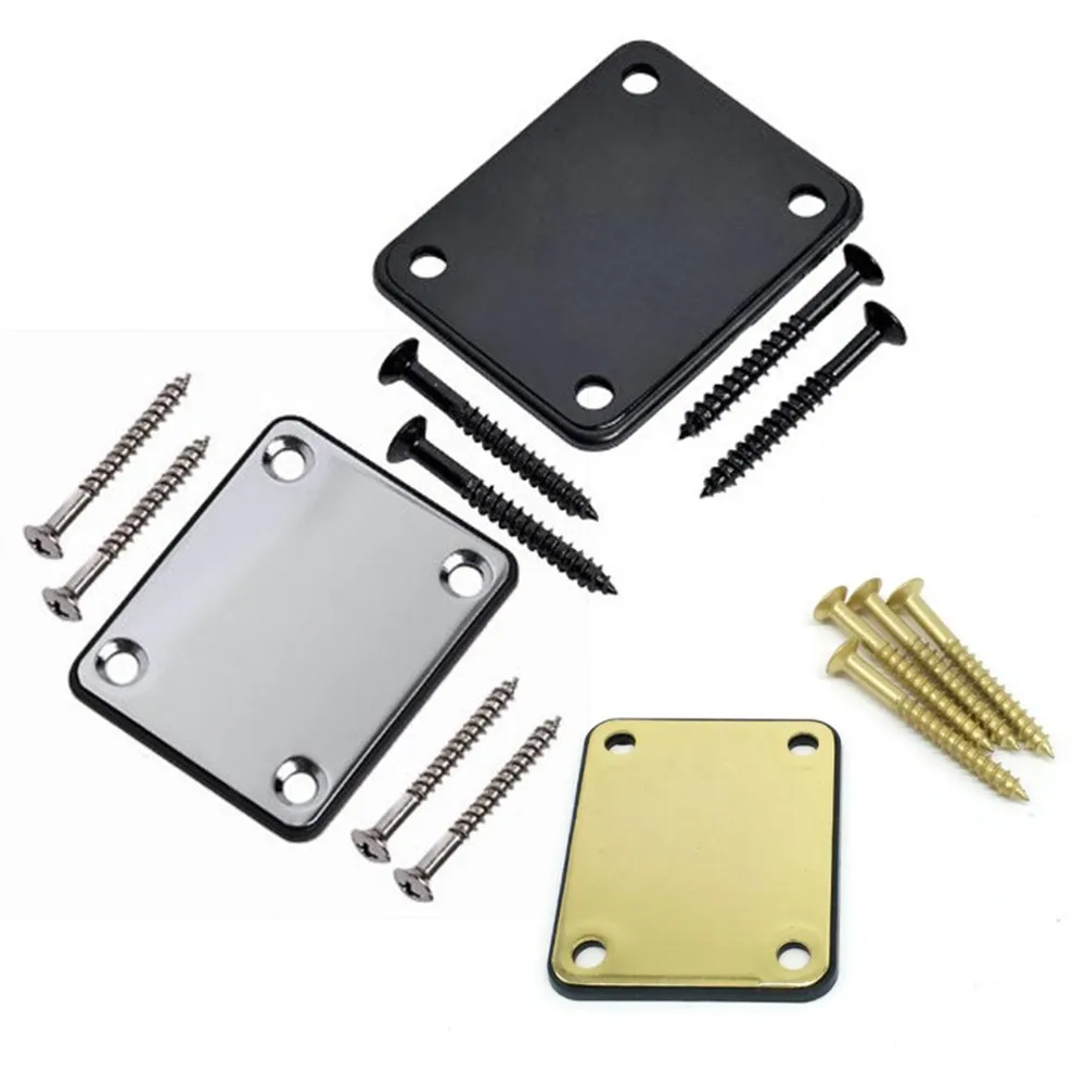 Electric Guitar Neck Backing Plate Bass Neck Strength Connect Board Joint Plate With Screw Electric Guitar Bass Replacement Part
Electric Guitar Neck Backing Plate Bass Neck Strength Connect Board Joint Plate With Screw Electric Guitar Bass Replacement Part