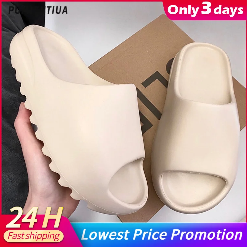 Summer Slippers Men Women Indoor Eva High Soft Bottom Sandals Open Toe Trend Slides Light Beach Shoes Slippers Home Size 35-45
Summer Slippers Men Women Indoor Eva High Soft Bottom Sandals Open Toe Trend Slides Light Beach Shoes Slippers Home Size 35-45