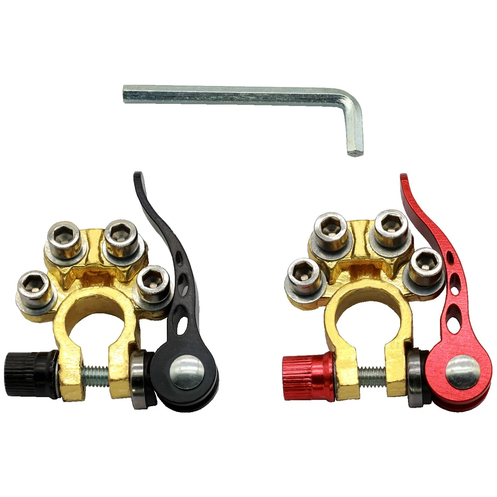1 Pair Car Battery Terminals 12V Auto Cables Connectors Battery Bornes Main Cable Terminal Copper Screw Connection For Car Truck
1 Pair Car Battery Terminals 12V Auto Cables Connectors Battery Bornes Main Cable Terminal Copper Screw Connection For Car Truck