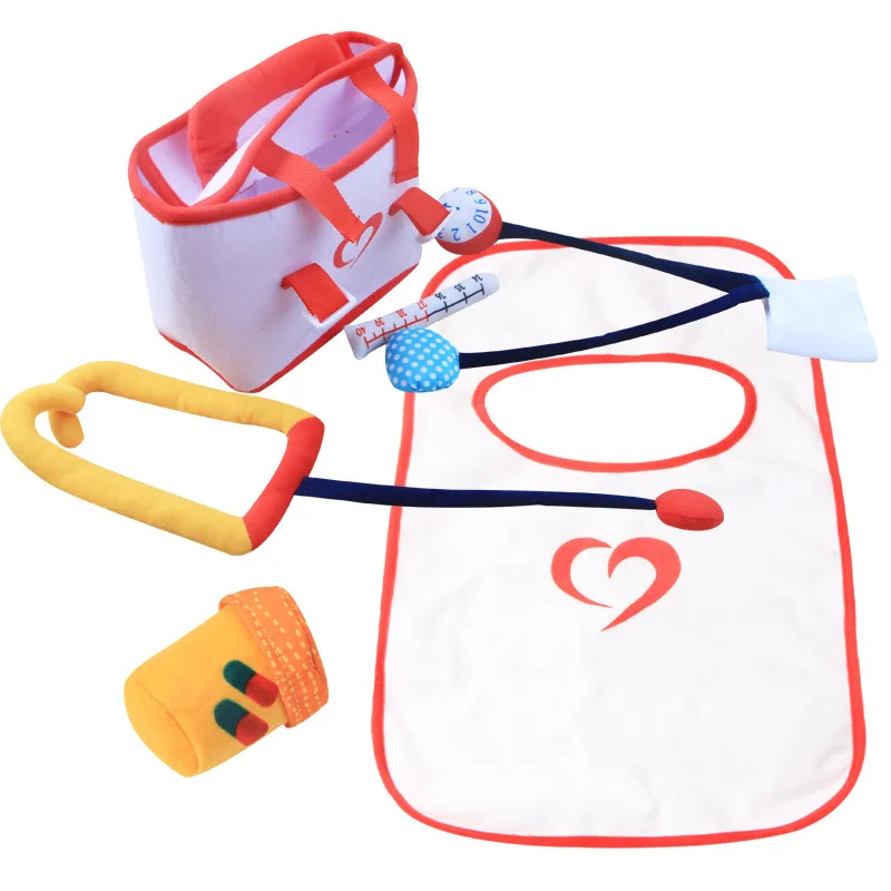 Children Simulation Family Doctor Toy Small Nurse Medicine Chest Medical Kit Cloth Bag Montessori Baby Game Cosplay Pretend Toys
Children Simulation Family Doctor Toy Small Nurse Medicine Chest Medical Kit Cloth Bag Montessori Baby Game Cosplay Pretend Toys