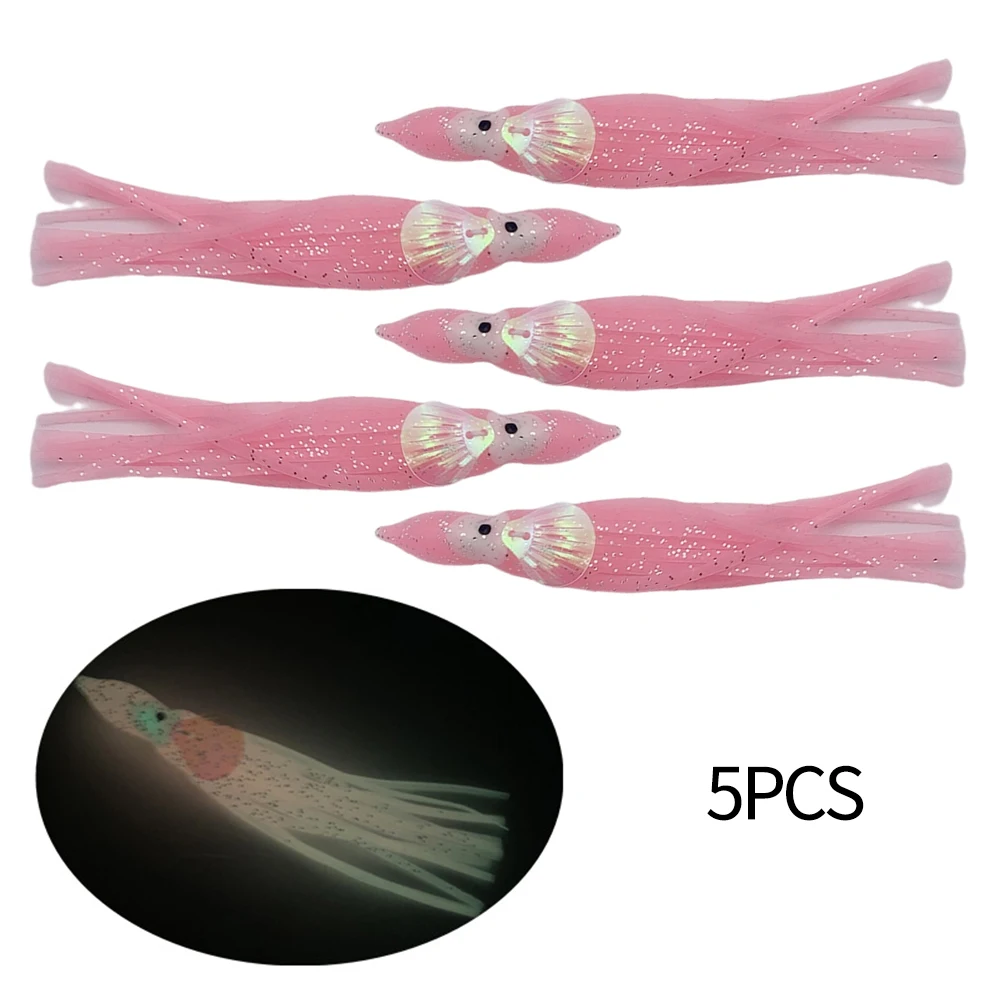 5pcs 12cm Sea Saltwater Squid Fishing Lures Luminous Glow In The Dark PVC Fish Lure Soft Baits Carp Fishing Accessories Pesca
5pcs 12cm Sea Saltwater Squid Fishing Lures Luminous Glow In The Dark PVC Fish Lure Soft Baits Carp Fishing Accessories Pesca