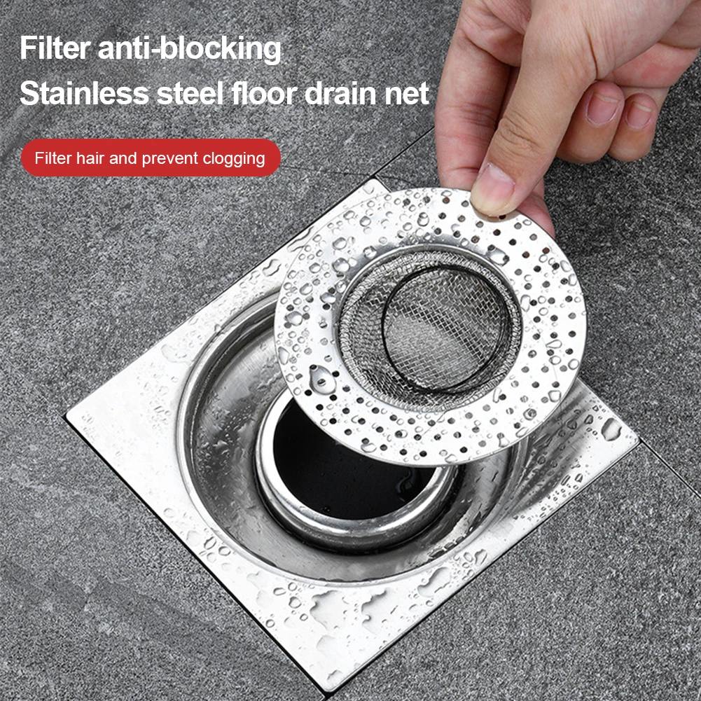 1PCS Kitchen Sink Filter Stainless Steel Sink Strainer Floor Drain Bathtub Hair Catcher Stopper Shower Drain Hole Filter Trap
1PCS Kitchen Sink Filter Stainless Steel Sink Strainer Floor Drain Bathtub Hair Catcher Stopper Shower Drain Hole Filter Trap