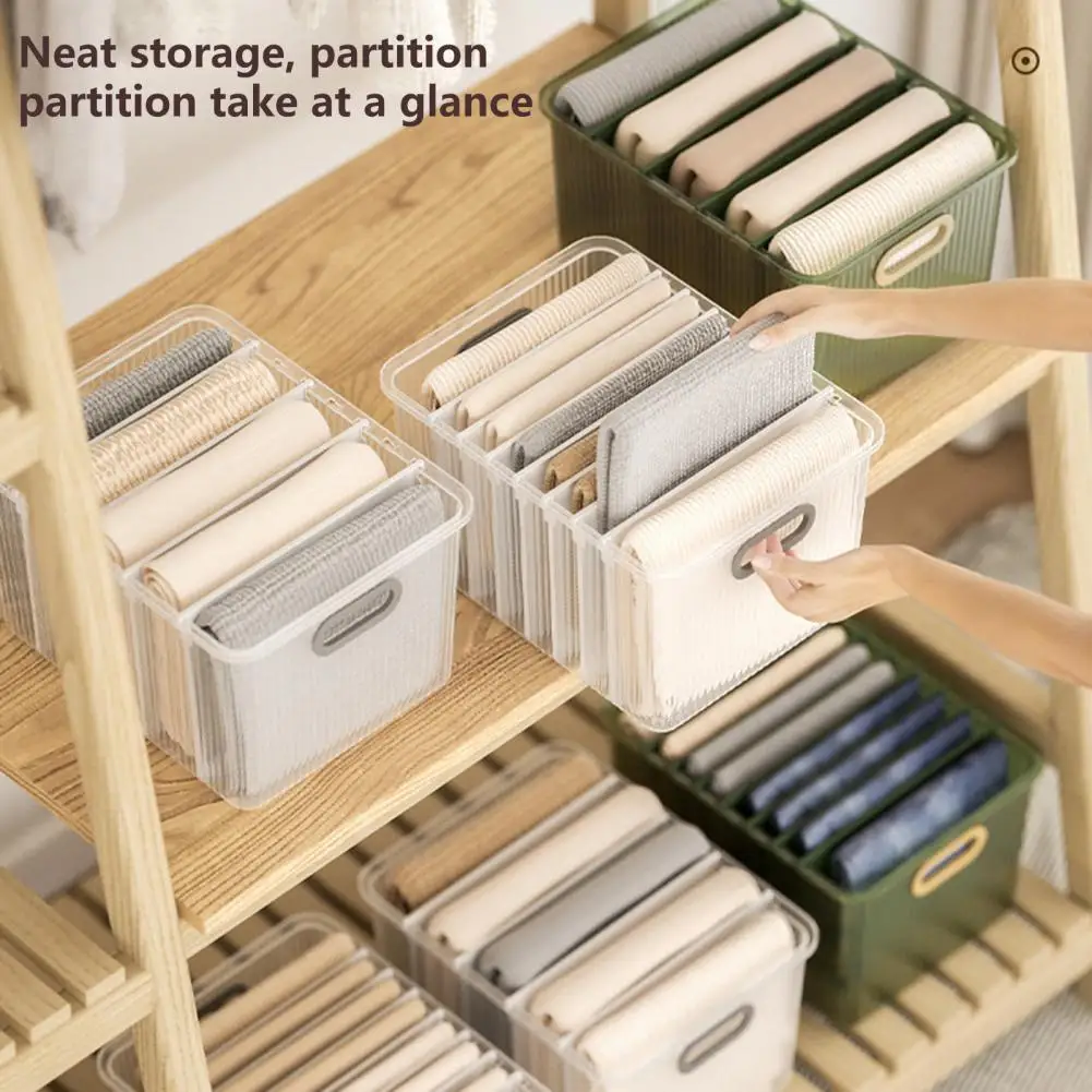 Rectangular Fashion Versatile Pants Sweaters Storage Bin Partition Storage Box Handles Design for Living Room
Rectangular Fashion Versatile Pants Sweaters Storage Bin Partition Storage Box Handles Design for Living Room