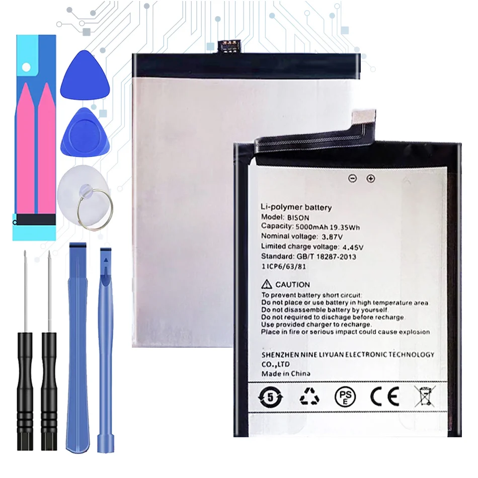 Mobile Phone Battery 5000mAh for UMI Umidigi BISON/BISON GT 6.67 Inch Battery + Track Code
Mobile Phone Battery 5000mAh for UMI Umidigi BISON/BISON GT 6.67 Inch Battery + Track Code