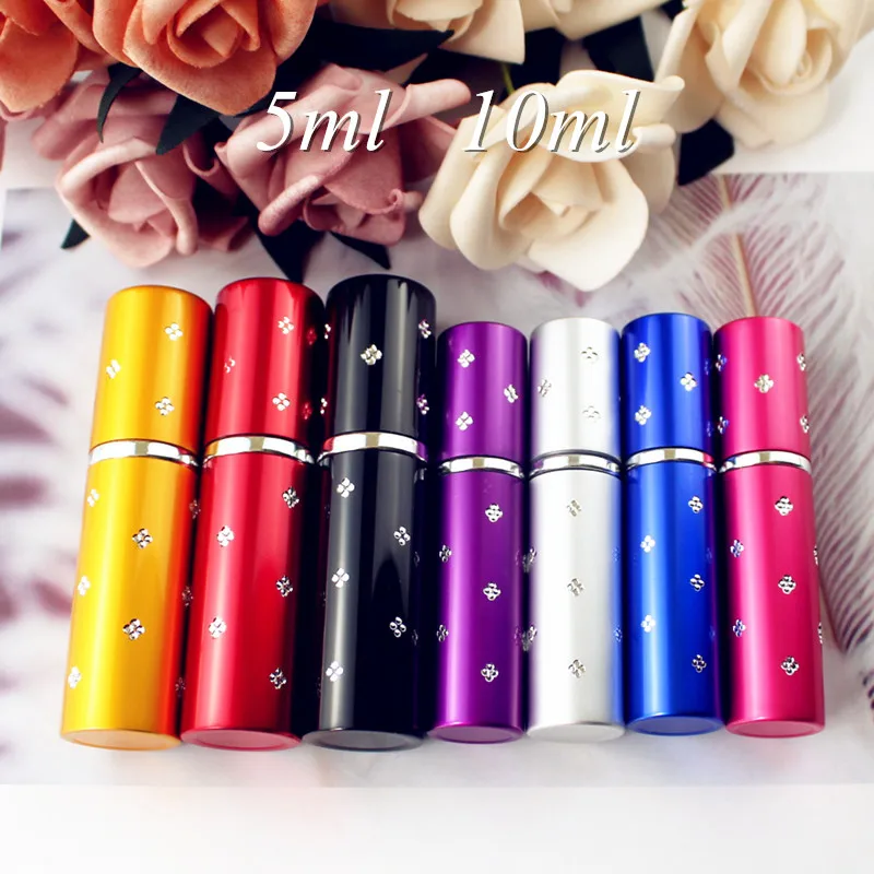 1PC 5ml 10ml Mini Portable Perfume Bottle Travel Refillable Empty Perfume Atomizer Metal Spray Scent Pump Case
1PC 5ml 10ml Mini Portable Perfume Bottle Travel Refillable Empty Perfume Atomizer Metal Spray Scent Pump Case