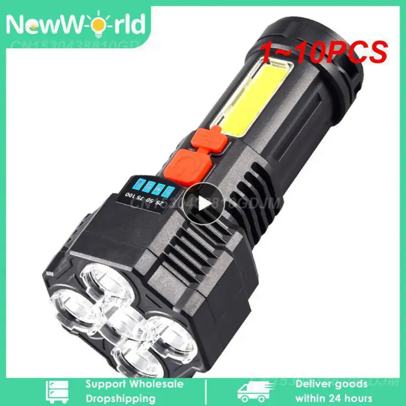 1~10PCS LED High Power LED Flashlight Portable Emergency Lamp Handheld Camping Lamp USB Rechargeable Outdoor Multifunction
1~10PCS LED High Power LED Flashlight Portable Emergency Lamp Handheld Camping Lamp USB Rechargeable Outdoor Multifunction