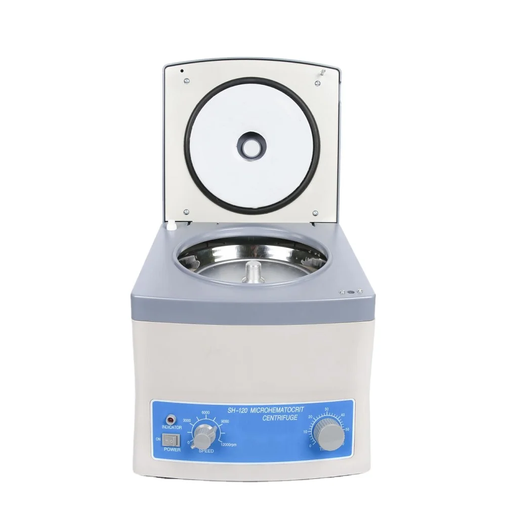 Table Top high speed SH120 microhematocrit microcentrifuge hematocrit centrifuge machine for Laboratory use
Table Top high speed SH120 microhematocrit microcentrifuge hematocrit centrifuge machine for Laboratory use