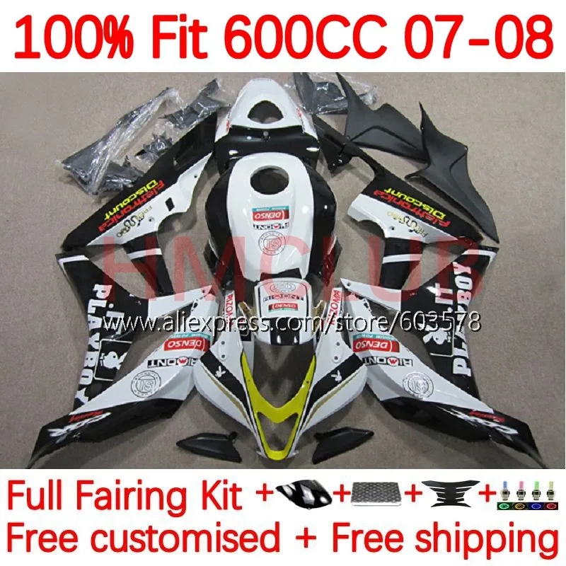 Injection Body For HONDA CBR600 CBR 600RR 600F5 600 RR CC F5 CBR600RR 2007 2008 CBR600F5 07 08 OEM Fairing 145No.154 white black
Injection Body For HONDA CBR600 CBR 600RR 600F5 600 RR CC F5 CBR600RR 2007 2008 CBR600F5 07 08 OEM Fairing 145No.154 white black