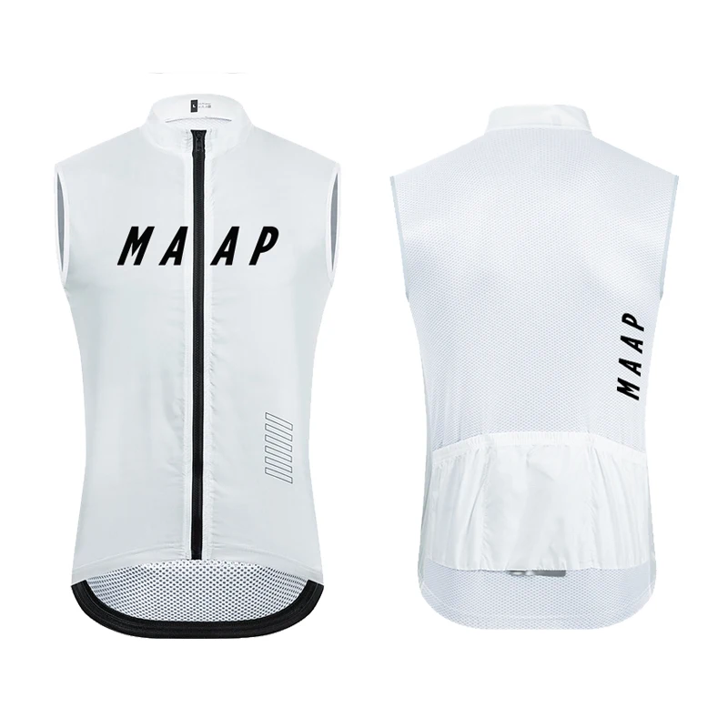 

MAAP-Ветрозащитный велосипедный жилет, трикотаж без рукавов, Спорт на открытом воздухе, велосипедный жилет, велосипедная куртка, одежда MTB, Chaleco Ciclismo Hombre