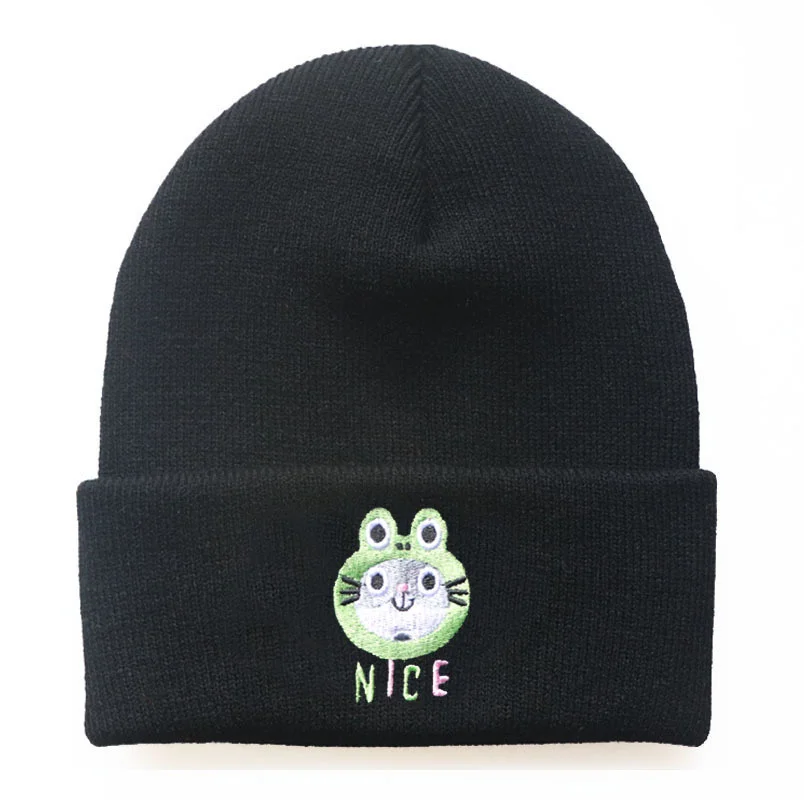 2021 Male And Female Cartoon Cute Nice Cat Embroidery Knitted Hat Warm Cover Hip Hop Hat Wool Hat น่ารัก หมวกไหมพรมกันหนาวบุขน
2021 Male And Female Cartoon Cute Nice Cat Embroidery Knitted Hat Warm Cover Hip Hop Hat Wool Hat น่ารัก หมวกไหมพรมกันหนาวบุขน