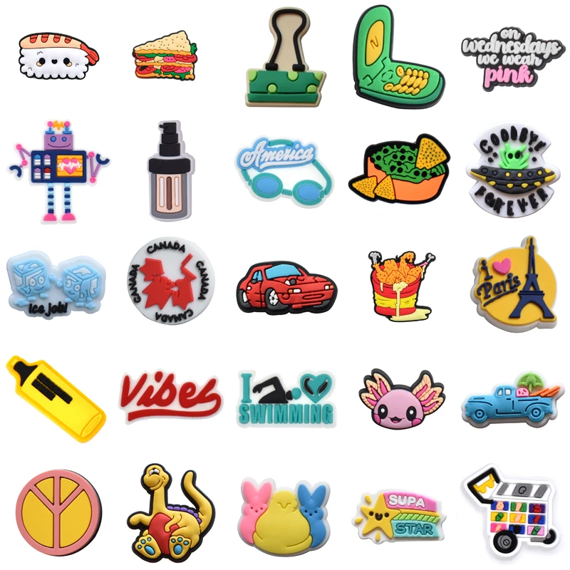 Shoes Accessories Boy Men Gifts Wholesale Bulk Kids Decorations for Crocs Para Pins Shoe Charms Set Jeans Girl Women Charm Packs
Shoes Accessories Boy Men Gifts Wholesale Bulk Kids Decorations for Crocs Para Pins Shoe Charms Set Jeans Girl Women Charm Packs