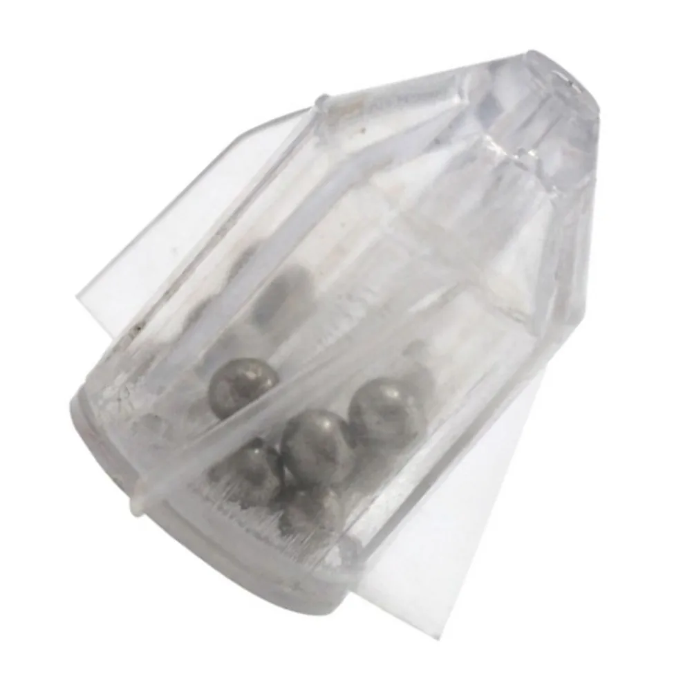 10PCS PVC+Stainless Steel Fishing Line Rattles Transparent Inline Lure Rattles For Catfish Terminal Tackle 24mm Accessories
10PCS PVC+Stainless Steel Fishing Line Rattles Transparent Inline Lure Rattles For Catfish Terminal Tackle 24mm Accessories