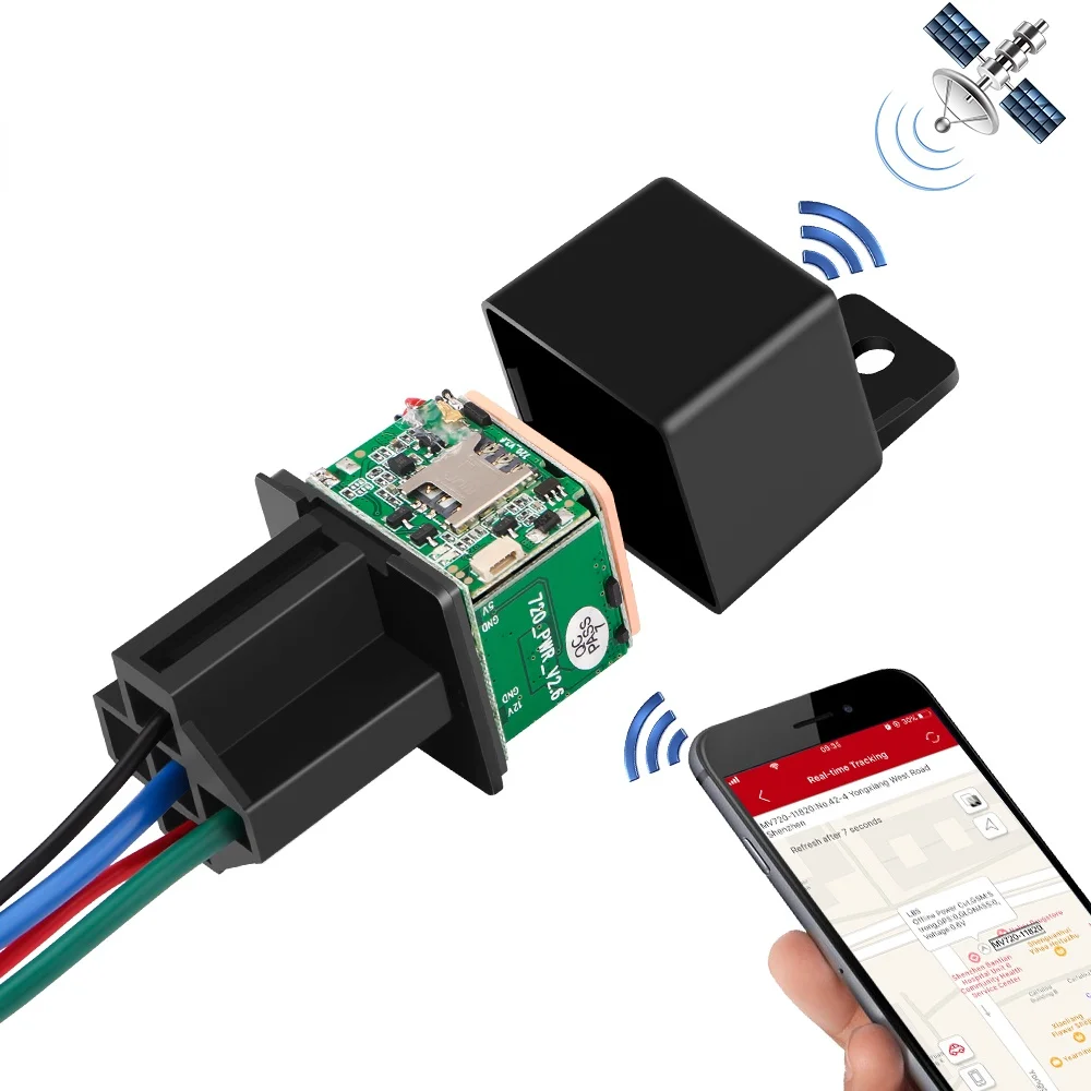 Mini GPS rele GPS Tracker auto MV720 9-95V tagliato carburante veicolo Tracker vibrazione avviso velocita eccessiva Geofence APP
Mini GPS rele GPS Tracker auto MV720 9-95V tagliato carburante veicolo Tracker vibrazione avviso velocita eccessiva Geofence APP