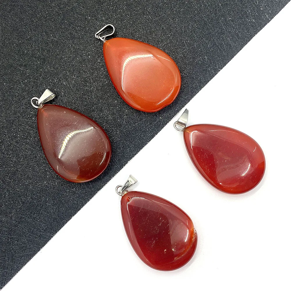 3pcs/bag Natural Stone Agate Pendant Drop-shaped Red Agate Exquisite Jewelry DIY Fashion Necklace Pendant Supplies Gifts
3pcs/bag Natural Stone Agate Pendant Drop-shaped Red Agate Exquisite Jewelry DIY Fashion Necklace Pendant Supplies Gifts