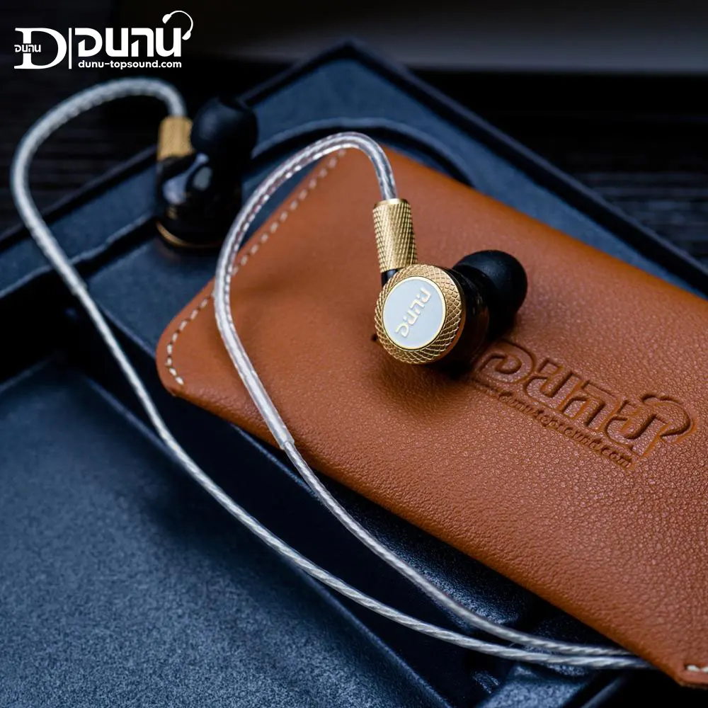

DUNU DM380 HIFI Earphones Wired In Ear IEMs Titanium Diaphragm Triple Dynamic Driver Hi-Res Hi-Fi Bass Monitor Headset