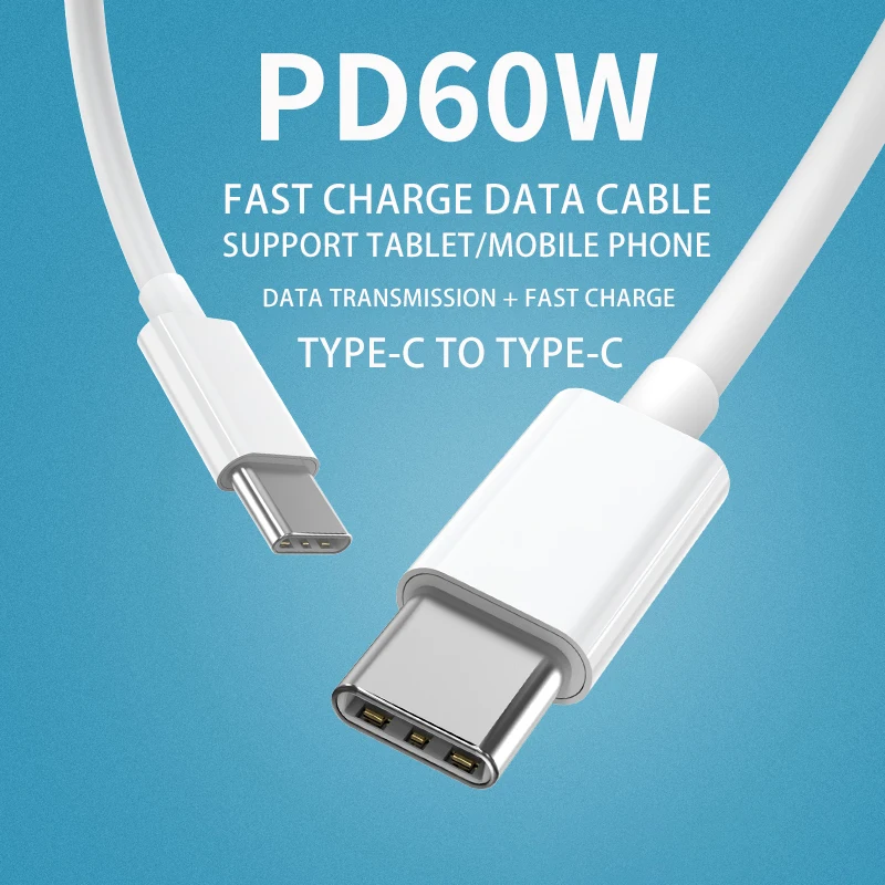 Lieve PD Data Cable USB C To USB Type C 60W Fast Charging Cable Usb C Cable Usb Cable For iPad Pro Samsung MacBook Pro Xiaomi
Lieve PD Data Cable USB C To USB Type C 60W Fast Charging Cable Usb C Cable Usb Cable For iPad Pro Samsung MacBook Pro Xiaomi