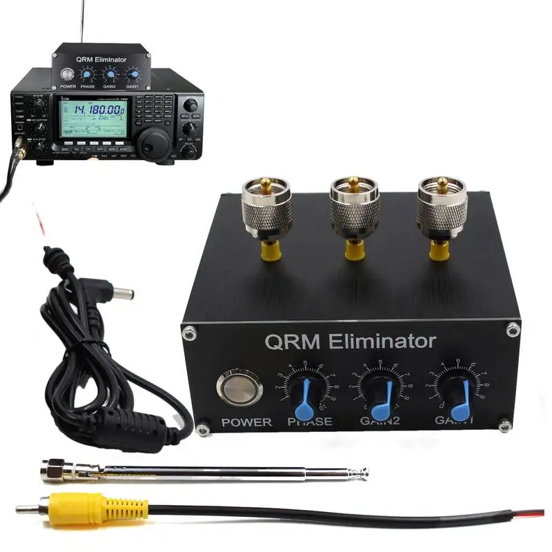 X Phase QRM Устранитель сигнала 1-30 МГц HF Band QRM Регулируемый Устранитель сигнала из алюминиевого сплава с циферблатом и ручкой
X Phase QRM Устранитель сигнала 1-30 МГц HF Band QRM Регулируемый Устранитель сигнала из алюминиевого сплава с циферблатом и ручкой