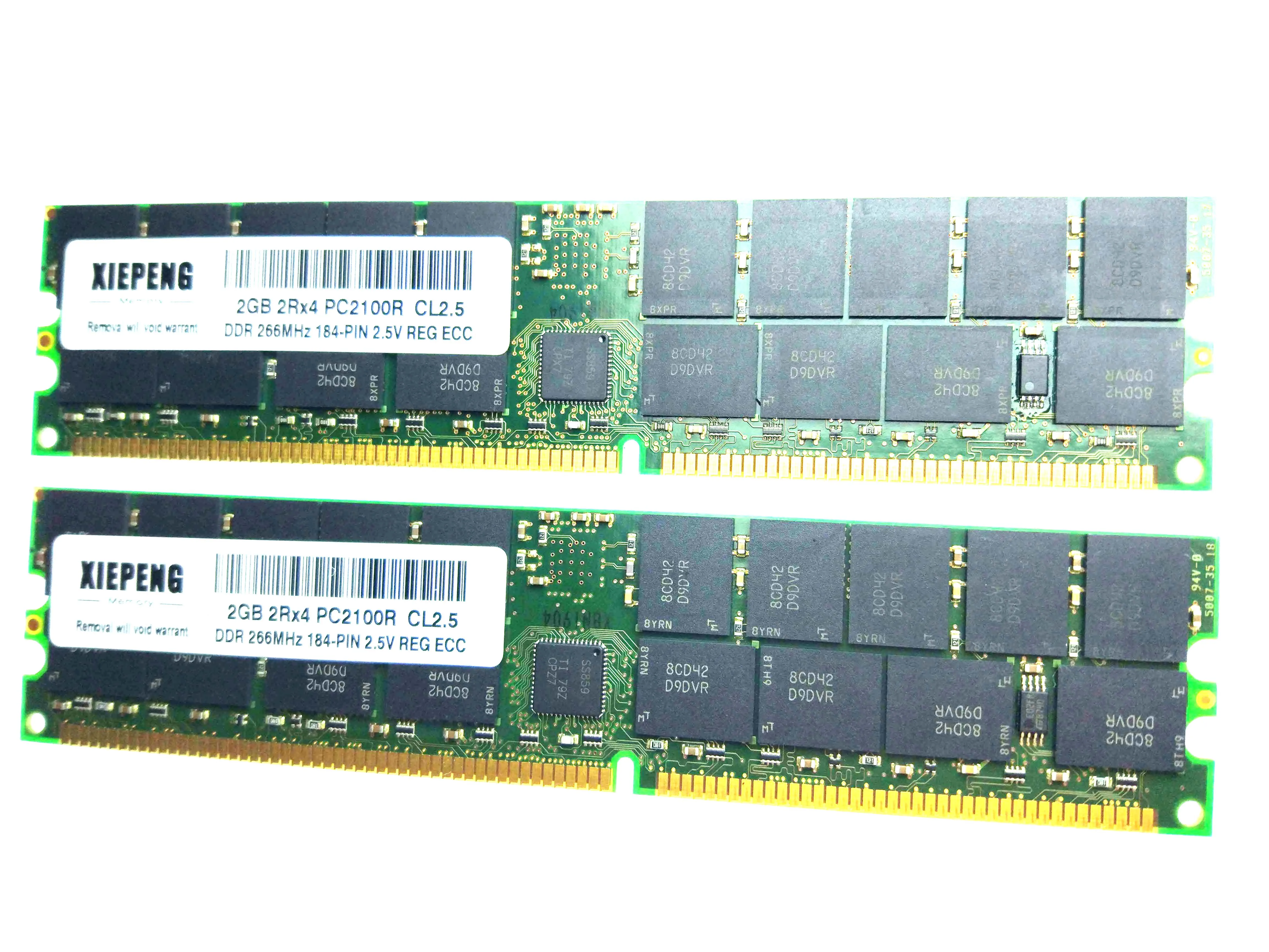 Для IBM server xSeries 305 225 235 335 345 445 8671 8673 RAM 2GB DDR 266MHz PC-2100 ECC REG 4GB 333 PC2700 184p Reg | Компьютеры и