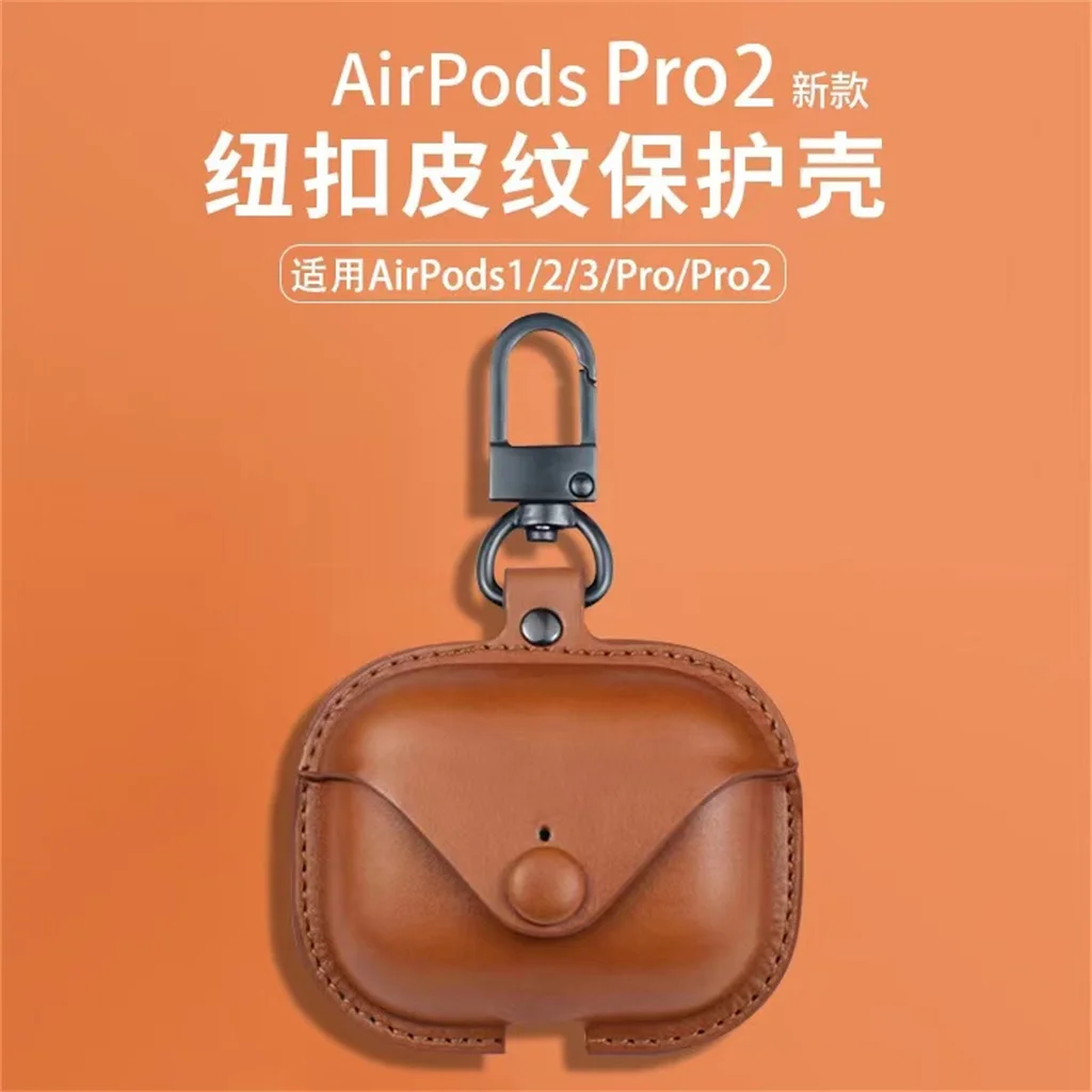 For Airpods 1/2/3 Airpods pro/pro2 Business Protective Case Apple Bluetooth Earphone Leather holster Hook Retro Cowhide new
For Airpods 1/2/3 Airpods pro/pro2 Business Protective Case Apple Bluetooth Earphone Leather holster Hook Retro Cowhide new