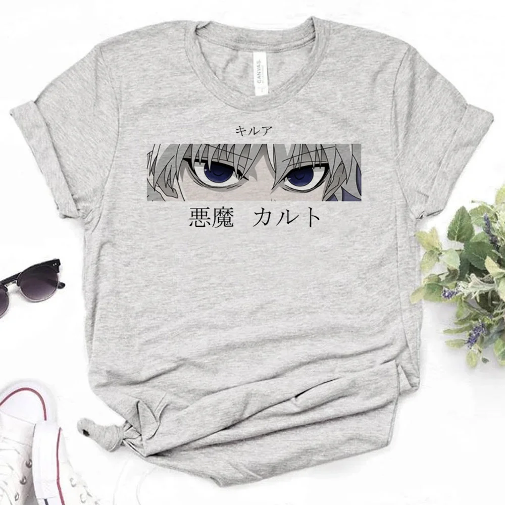 Hunter x футболка с изображением охотника женские Японские футболки, одежда harajuku для девушек
Hunter x футболка с изображением охотника женские Японские футболки, одежда harajuku для девушек