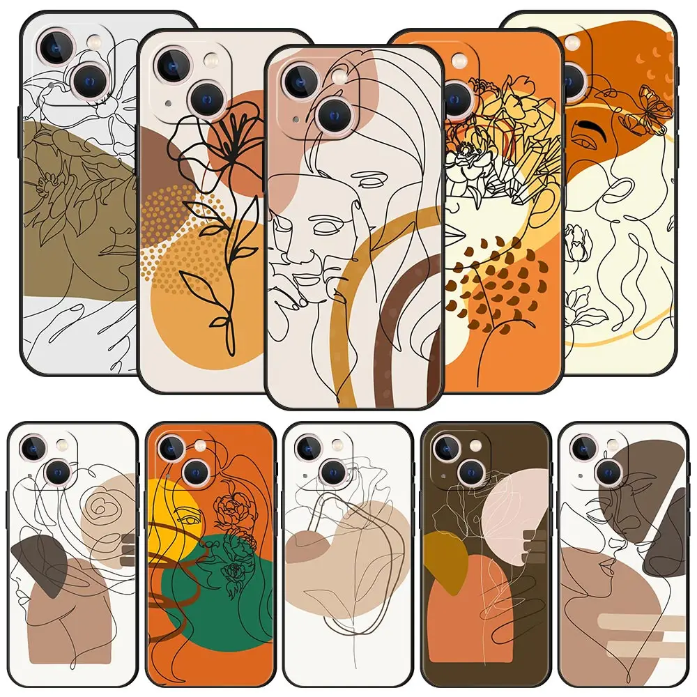 One Line Art Phone Case For iPhone Apple 14 13 12 11 Pro Max Mini XR XS X SE 2020 7 8 Plus Cover Soft Silicone Shell Coque Funda
One Line Art Phone Case For iPhone Apple 14 13 12 11 Pro Max Mini XR XS X SE 2020 7 8 Plus Cover Soft Silicone Shell Coque Funda