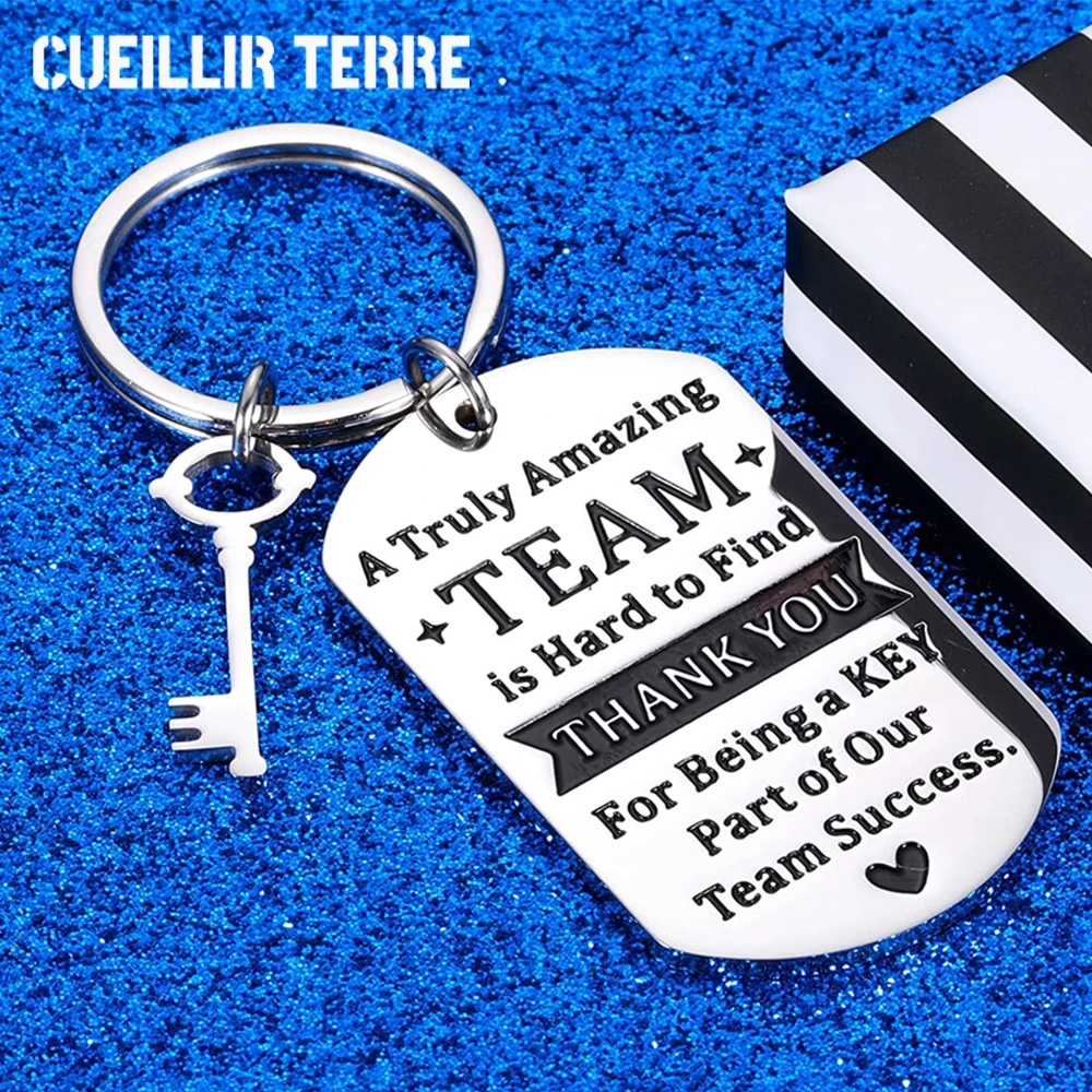 

Coworker Thank You Keychain For Team Employee Appreciation Gift For Women Men Boss Colleague Supervisor Birthday Christmas Gift