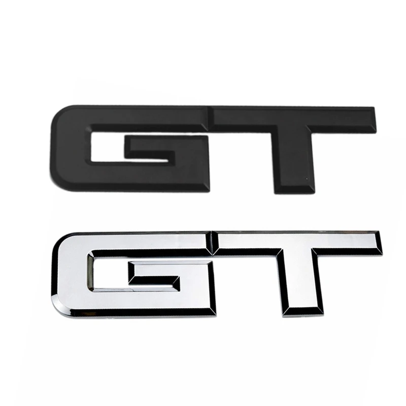2 Pcs 3D Gt Logo Car Sticker Fashion Car Decor Sticker For Ford Mustang Focus Mk 1 2 3 7 Mondeo Car Styling , Silver & Black
2 Pcs 3D Gt Logo Car Sticker Fashion Car Decor Sticker For Ford Mustang Focus Mk 1 2 3 7 Mondeo Car Styling , Silver & Black