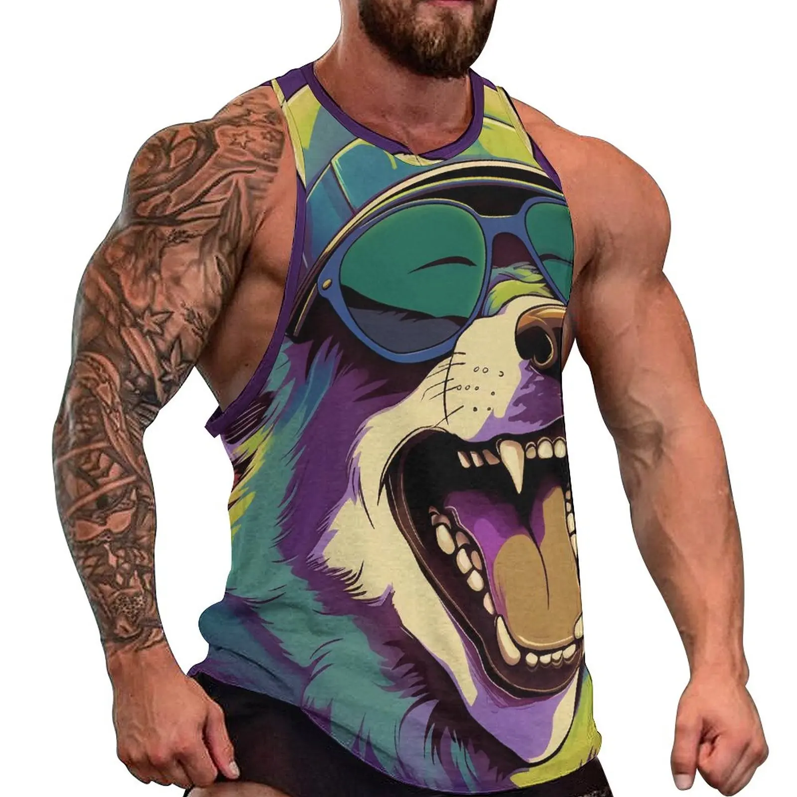 Wolf Tank Top Men Laughing Workout Oversized Tops Daily Vintage Graphic Sleeveless Vests
Wolf Tank Top Men Laughing Workout Oversized Tops Daily Vintage Graphic Sleeveless Vests