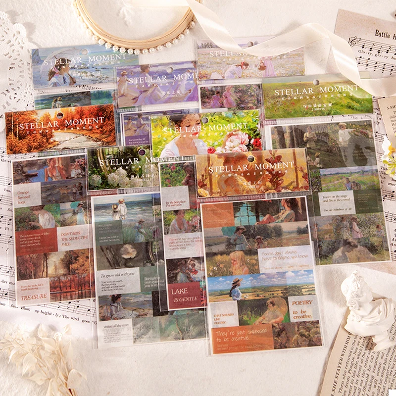 2 Sheets Ins Oil Painting Girl Washi Sticker Decoration Junk Journal Planner Collage Scrapbooking Supplies Stationery Stickers
2 Sheets Ins Oil Painting Girl Washi Sticker Decoration Junk Journal Planner Collage Scrapbooking Supplies Stationery Stickers