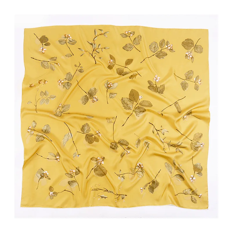 Luxury Brand 100% Silk Scarf Wraps Neckerchief Women Large Square Silk Shawl Cape Thicken 16MM 105*105cm Female Top Grade Gifts
Luxury Brand 100% Silk Scarf Wraps Neckerchief Women Large Square Silk Shawl Cape Thicken 16MM 105*105cm Female Top Grade Gifts