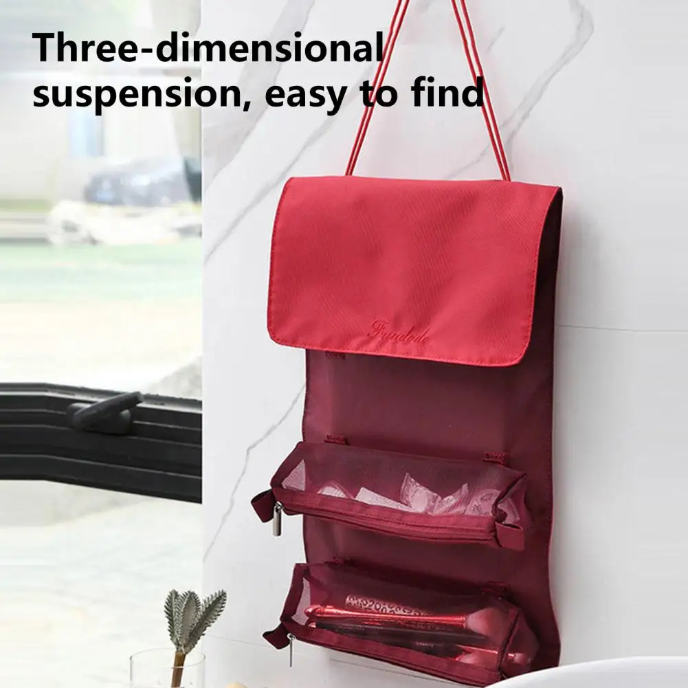 Cosmetic Bag with Zipper Foldable Detachable Mesh Visible Convenient Hanging 4 in 1 Compartment Design Toiletry Bag for Women
Cosmetic Bag with Zipper Foldable Detachable Mesh Visible Convenient Hanging 4 in 1 Compartment Design Toiletry Bag for Women