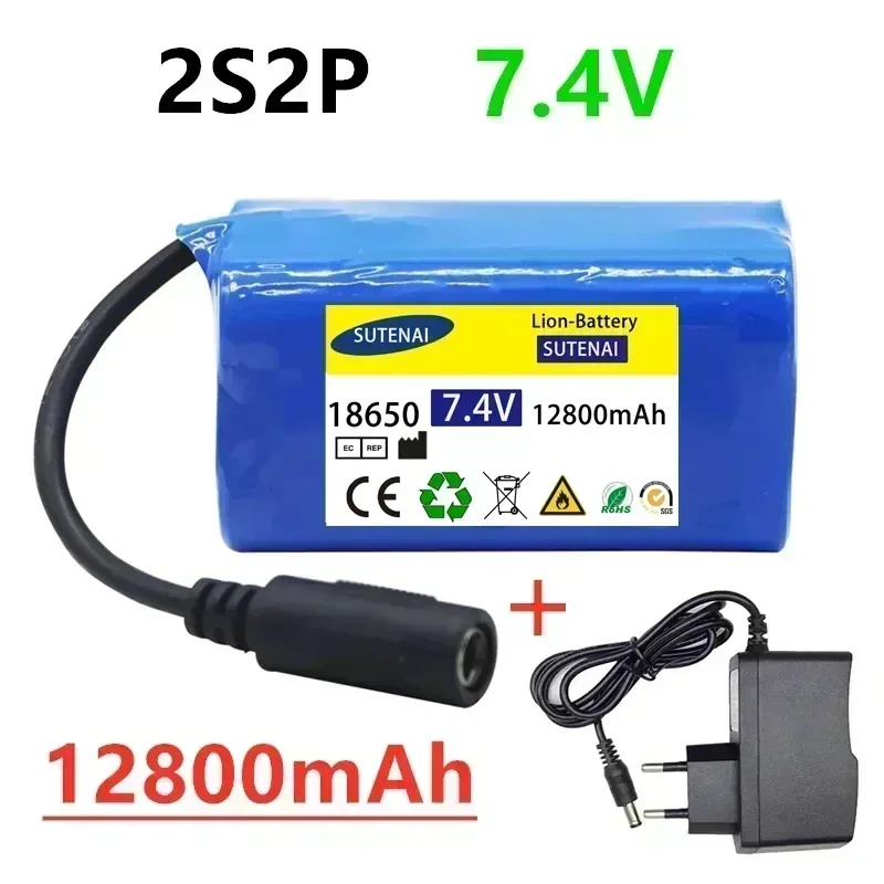 Аккумулятор 7 4 В 12800 мАч 6800 для T188 T888 2011-5 V007 C18 H18 So on детали радиоуправляемой
