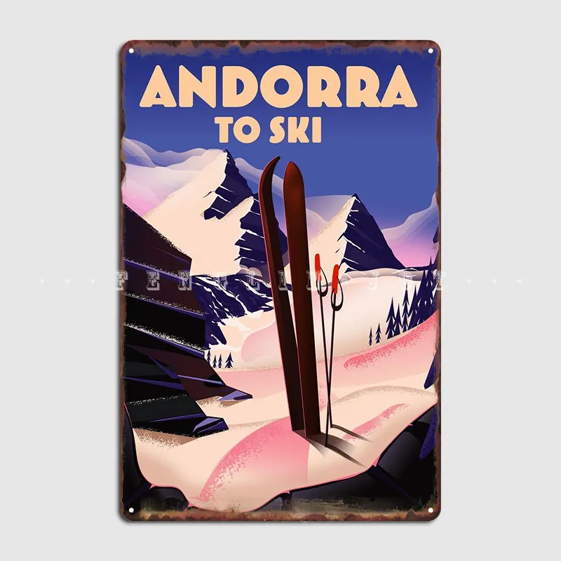 Andorra To Ski Poster Metal Plaque Wall Pub Decoration Club Bar Wall Decor Tin Sign Poster
Andorra To Ski Poster Metal Plaque Wall Pub Decoration Club Bar Wall Decor Tin Sign Poster