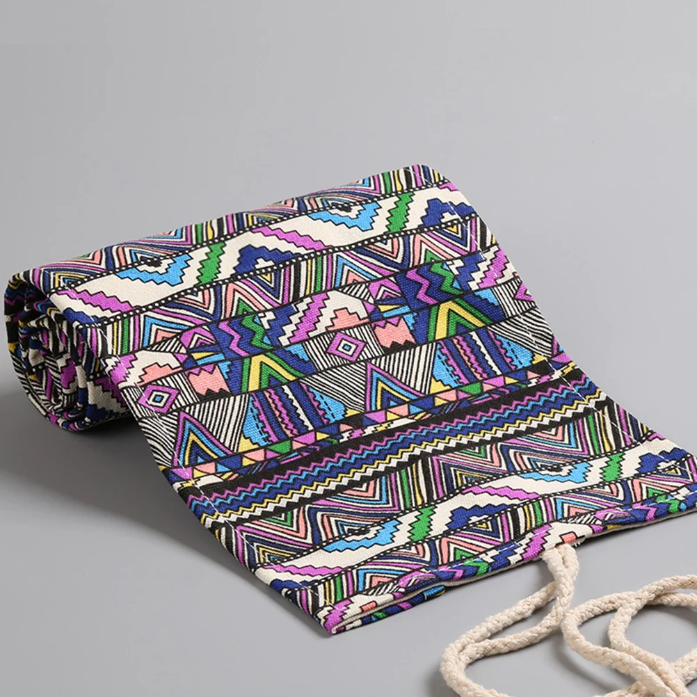 1pc Ethnic Style Handmade Canvas Pen Bag Roller Large Capacity Case Roll Wrap Holder Pen Storage Organizer (24
1pc Ethnic Style Handmade Canvas Pen Bag Roller Large Capacity Case Roll Wrap Holder Pen Storage Organizer (24
