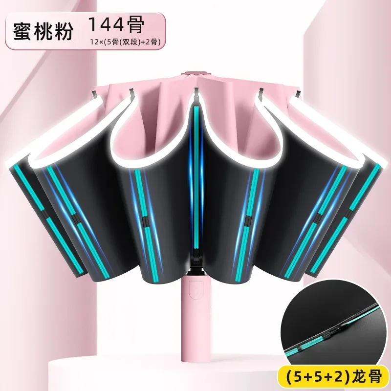 Автоматический складной зонт, 144 костных штормов, UPF50+, защита от солнца и дождя
Автоматический складной зонт, 144 костных штормов, UPF50+, защита от солнца и дождя