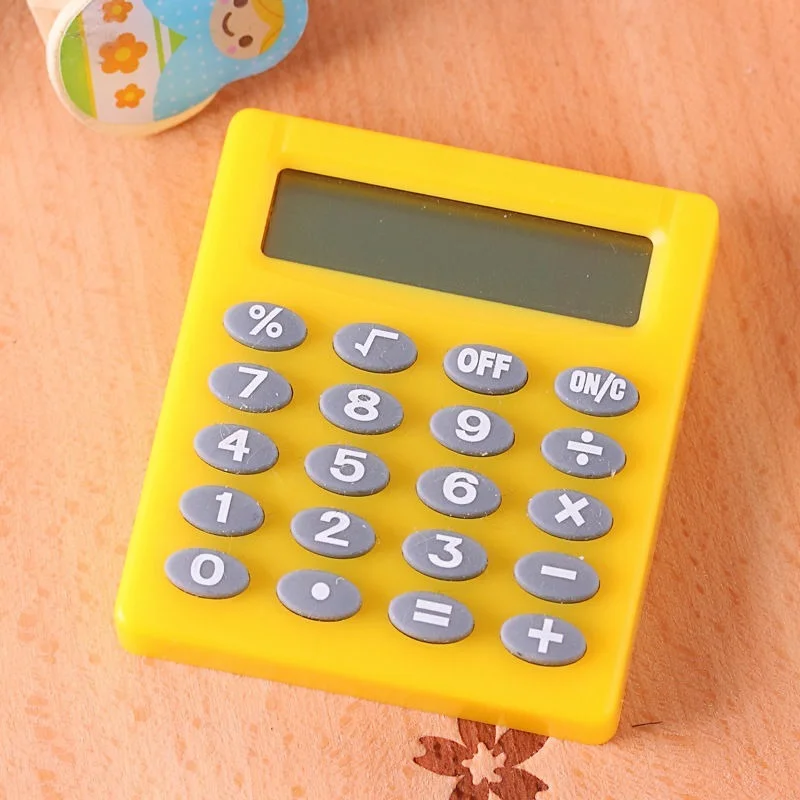 

Boutique Stationery Small Square Calculator Personalized Mini Candy Color School & Office Electronics Creative Calculator